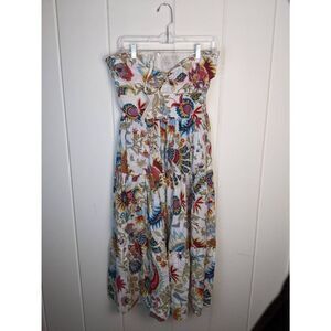 NWT Charina State floral Talaia Midi Ribbon Dress